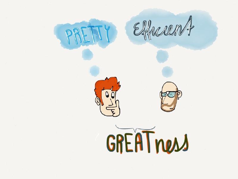 regarding web and app solutions, the greatness lies in the combination of different mindsets. easily forgot in the turmoils of...